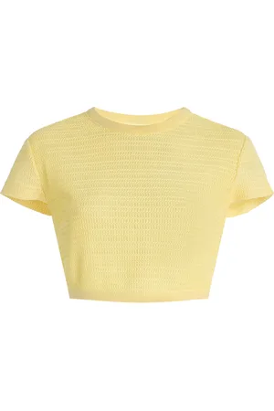 Simkhai Lidie Open-Weave Knit Top, , XS