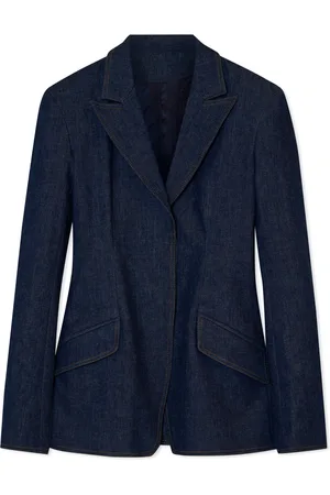 Simkhai Jasper Denim Blazer, , US 4