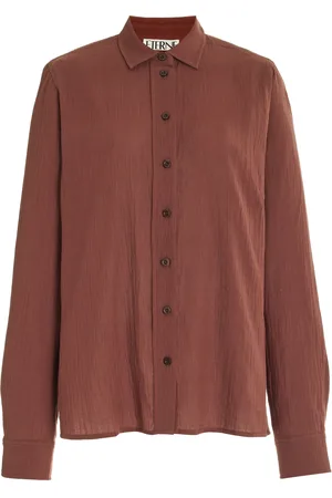 ÉTERNE Exclusive Jolene Cotton Button-Down Shirt, , S