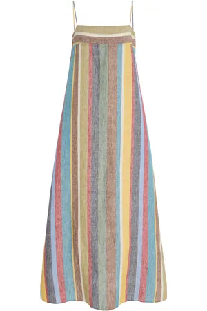 Staud Laura Linen Maxi Dress, , S