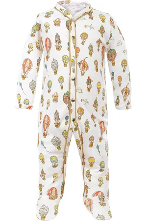 Atelier Choux Hot Air Balloons Organic-Cotton Playsuit