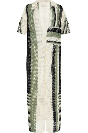 All That Remains Exclusive Una Crocheted Cotton Shirt Dress, , AU 10