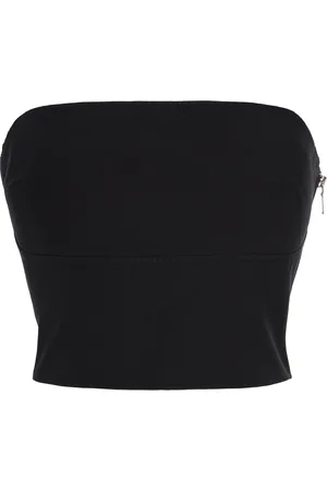 MATTEAU Exclusive Strapless Cotton-Silk Top, , 1