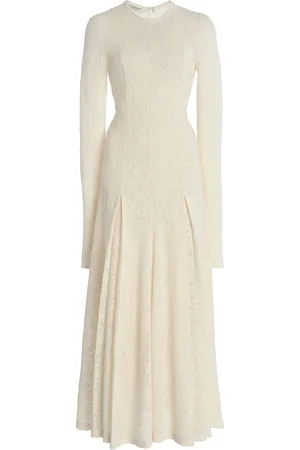 Serafini Wool-Blend Lace Maxi Dress, , IT 38