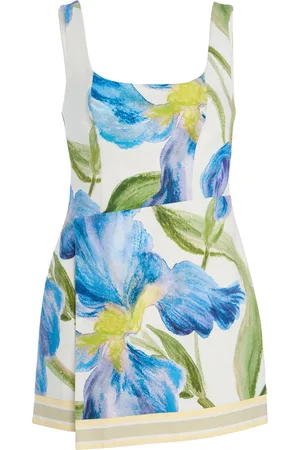 Significant Other Exclusive Yarah Floral-Printed Cotton Mini Dress , , US 4