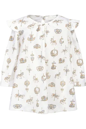 Atelier Choux Cotton-Jersey Baby Dress