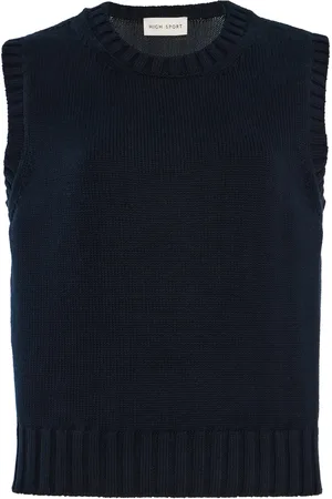 High Linda Cotton Sweater Vest, , XS