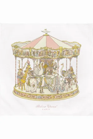 Atelier Choux Carousel Organic-Cotton Swaddle