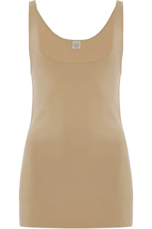 Totême Compact Knit Tank Top, , XS