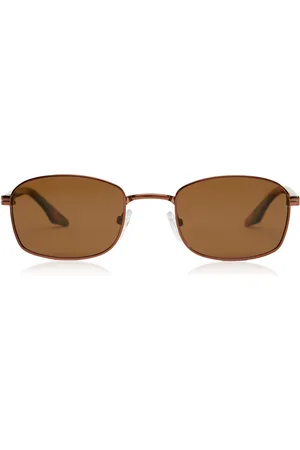 Banbe The Lima Square-Frame Metal Sunglasses , , OS