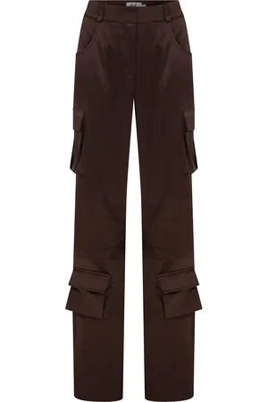 Ila Darmy Satin Cotton Cargo Pants, , EU 38