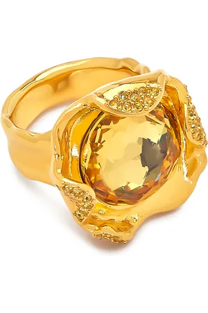 Oscar de la Renta -Tone Crystal Nest Ring, , OS, , Gifts For Her