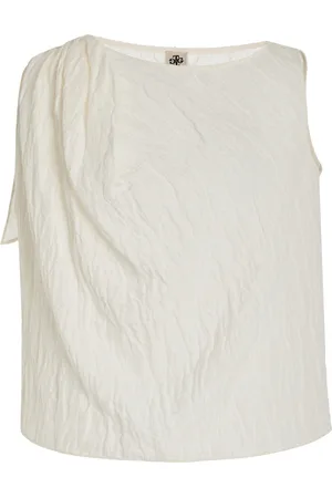 THE GARMENT Brooke Linen-Cotton Top, , UK 4