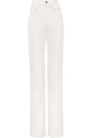 Chloé Rigid Organic Denim Flared Jeans, , FR 40