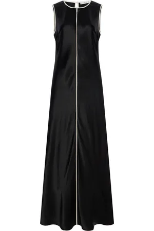 Third Form Contrast-Trimmed Crepe Maxi Dress, /white, AU 8