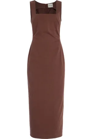 POSSE Exclusive Alice Cotton Midi Dress, , XXS