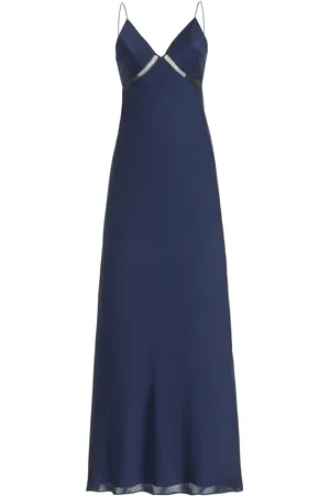 Favorite Daughter The Blackberry Embroidered Maxi Slip Dress, , S