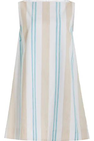 Bondi Born Arezzo Organic Linen-Cotton Mini Dress, , XS