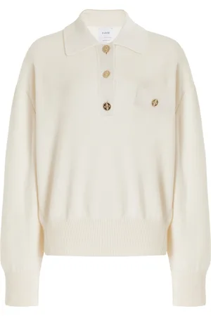 Barrie Cashmere Polo Sweater, , L
