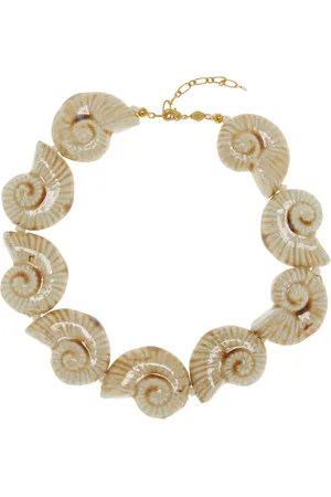 Anni Lu Exclusive Riviera Nautilus Ceramic Shell Necklace, , OS, , Gifts For Her