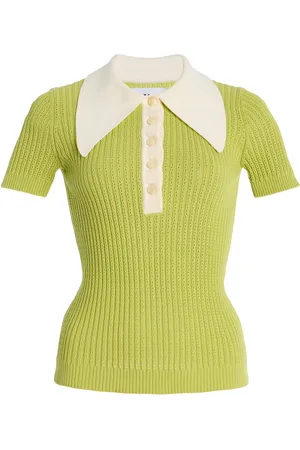 La Veste Exclusive Riviera Knit Cotton Polo Shirt, , L