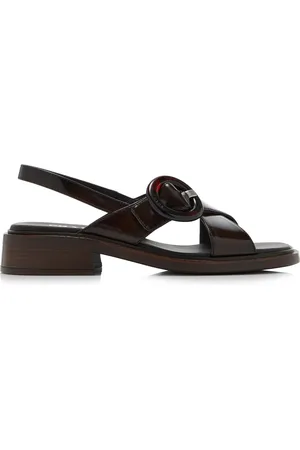 Prada Leather Sandals, , IT 36