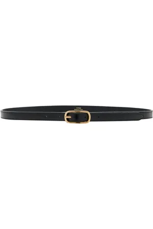 Totême Slim Leather Belt, , 70 cm