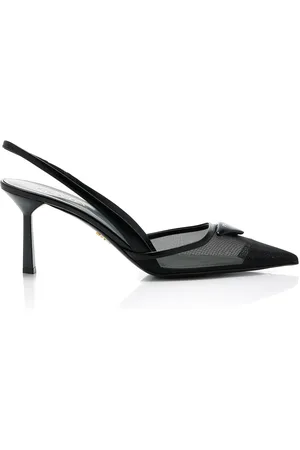 Prada Mesh Slingback Pumps, , IT 39