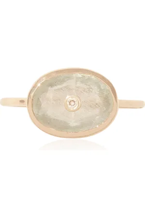 Pascale Monvoisin 9Kt Yellow Gold Orso Ring Aquamarine, , US 6, , Gifts For Her