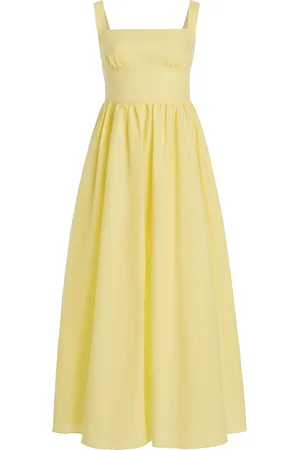 MATTEAU Exclusive Crossback Linen-Cotton Maxi Dress, , 3