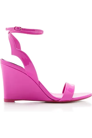 Christian Louboutin Zeppa Chick 85mm Patent Leather Wedges, , IT 36