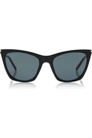 Saint Laurent Kate Cat-Eye Acetate Sunglasses, , OS