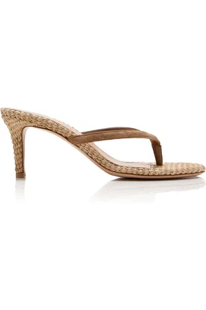 Gianvito Rossi Calypso Suede Thong Sandals, , IT 38.5