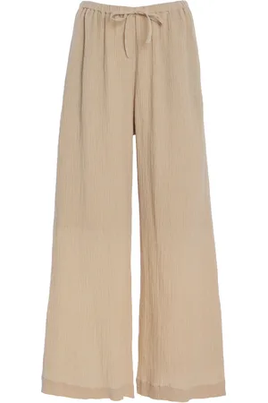 By Malene Birger Clorella Ramie-Cotton Wide-Leg Pants, , EU 38