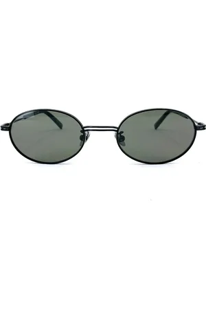 St Agni Oval-Frame Metal Sunglasses, , OS