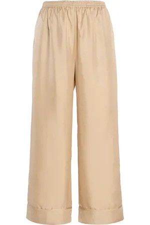 ASCENO The Brescia Silk Trousers, , S