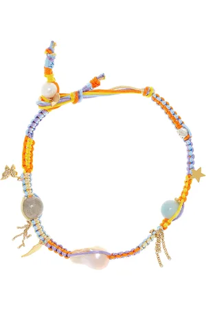 Joie DiGiovanni Summer Dream Knotted Silk 18K Yellow Gold -Stone Necklace, , OS, , Gifts For Her