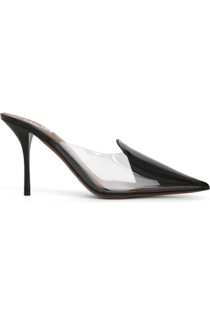 Alaïa Demi-Cœur Patent Leather Mules, , IT 36