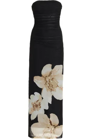 Significant Other Exclusive Printed Mesh Maxi Dress, , US 10