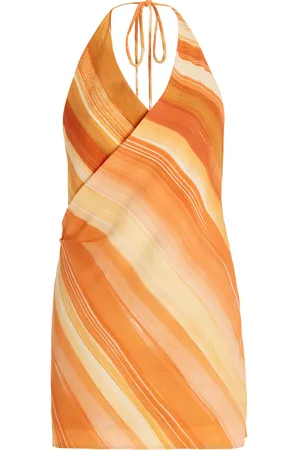 Significant Other Patrice Striped Halter Dress, , US 4