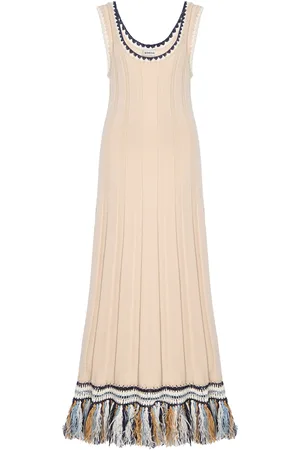 Simkhai Julianna Fringed Knit Maxi Dress, , S