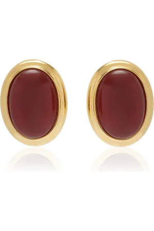 BEN-AMUN Exclusive Madison 24K Gold-Plated Carnelian Earrings, , OS, , Gifts For Her