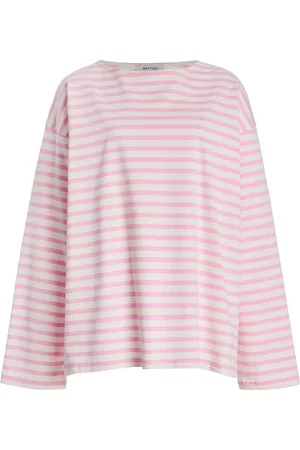 MATTEAU Exclusive Oversized Breton-Striped Cotton T-Shirt, , XS