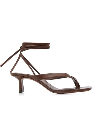 Neous Situla Lace-Up Leather Sandals, , IT 37.5