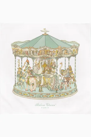 Atelier Choux Carousel Organic-Cotton Swaddle