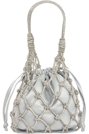 Judith Leiber Sparkle Net Pouch, , OS