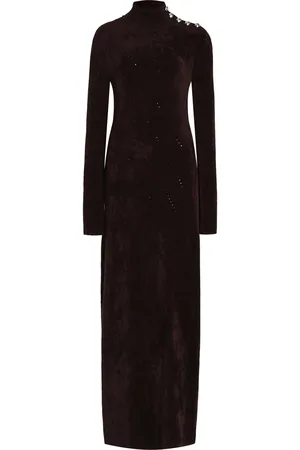 Proenza Schouler Jude Knit Chenille Midi Dress, , L