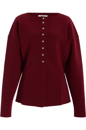 Birrot Exclusive Lay3 Bonded Crepe Cardigan, , 1