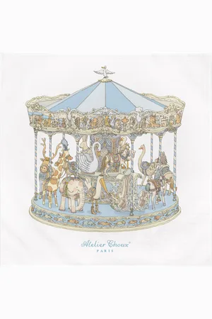 Atelier Choux Carousel Organic-Cotton Swaddle