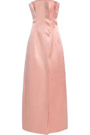 Serafini Duchesse Satin Strapless Maxi Dress, , IT 38